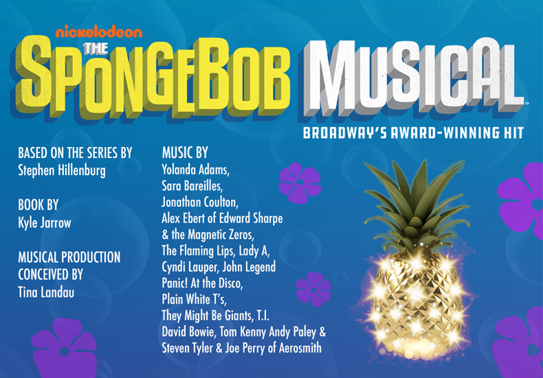 Spongebob the Musical promotional graphic.