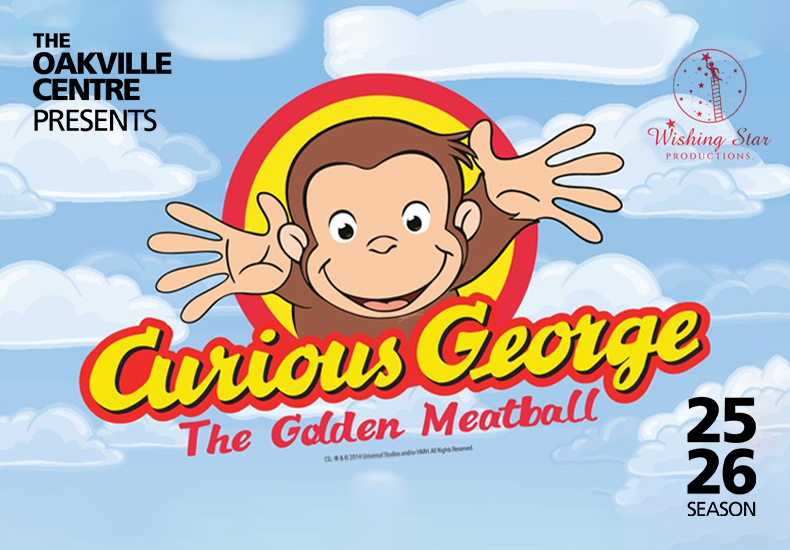 Promotional graphic for Curious George: The Golden Meatball. Wishing Star Productions.